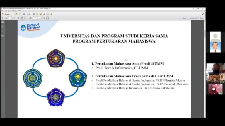 Dialog Akademik Sebagai Wadah untuk Sosialisasi Kegiatan Program Prodi Pendidikan Bahasa Indonesia UMM