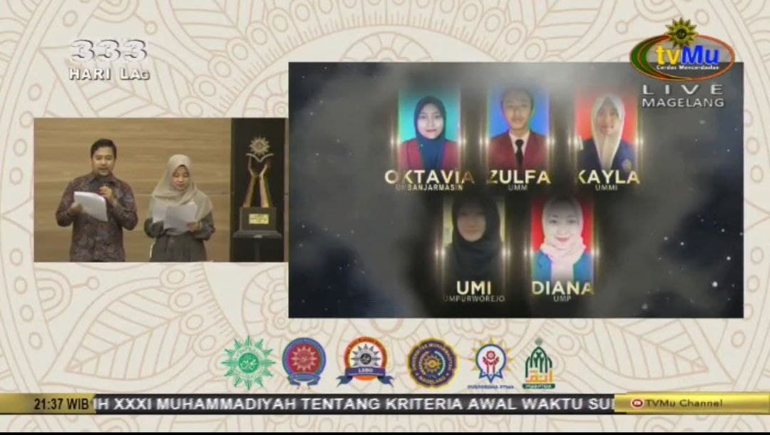 Mahasiswa PBI UMM Sukses Raih Perak dalam PSM PTMA Tingkat Nasional V 2021