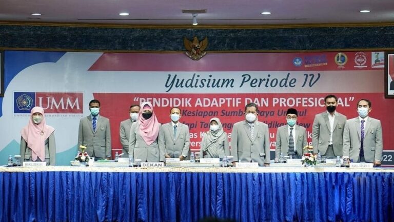 Untuk Petama Kalinya, Yudisium Periode IV Tahun 2021 Sukses Digelar Secara Luring Oleh Prodi Pendidikan Bahasa Indonesia FKIP UMM