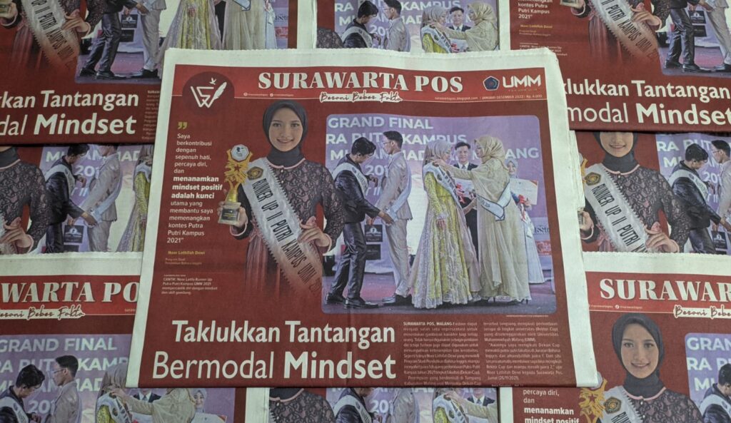 Mahasiswa PBI UMM Berhasil Membuat Koran Sebagai Luaran Mata Kuliah PKL Jurnalistik