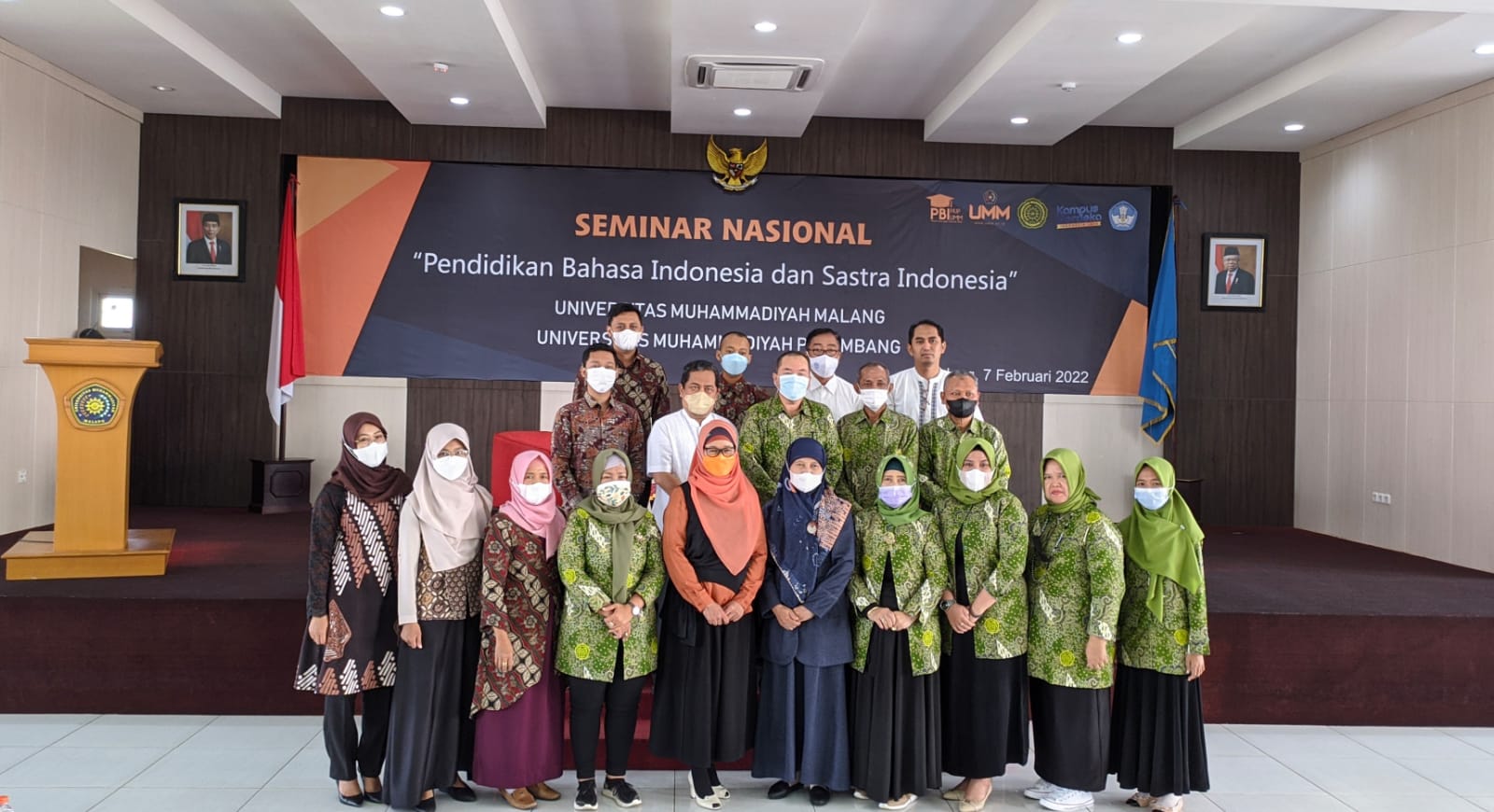 Seminar Nasional, Prodi PBI UMM Berkolaborasi dengan Prodi PBI Universitas Muhamammadiyah Palembang