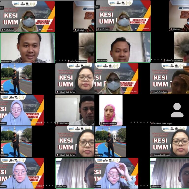 Workshop KESI: Kelas Kursus Jurnalistik Prodi PBI UMM Sukses Terlaksana Secara Daring