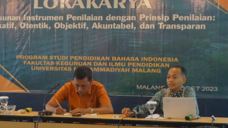 Tingkatkan Kualitas Penilaian, Prodi PBI UMM Susun Instrumen Penilaian Edukatif, Otentik, Objektif, Akuntabel dan Transparan