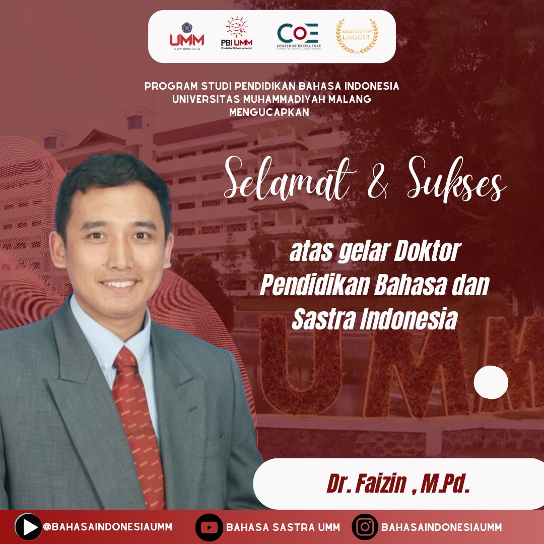 Dosen Pendidikan Bahasa Indonesia yang Sukses Menyelesaikan S3 dan Mendapatkan Gelar Doktor dari UNESA