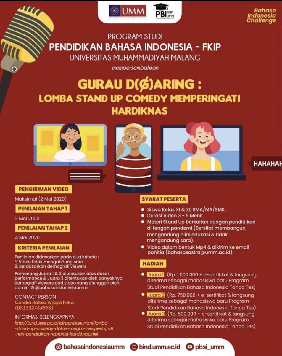 Gurau Pelajar Melalui Daring