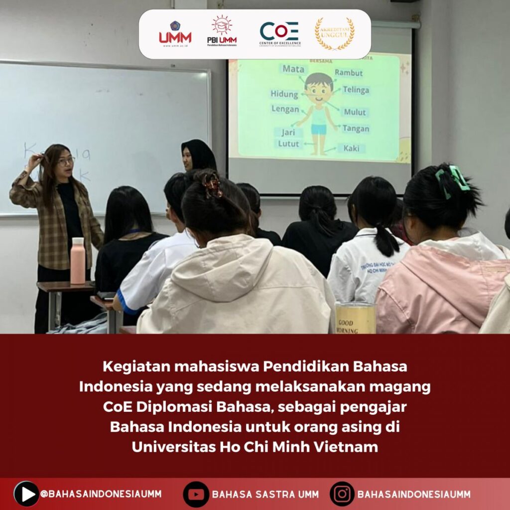 Mahasiswa Pendidikan Bahasa Indonesia FKIP UMM Mulai Mengajar di Open University Ho Chi Minh, Vietnam