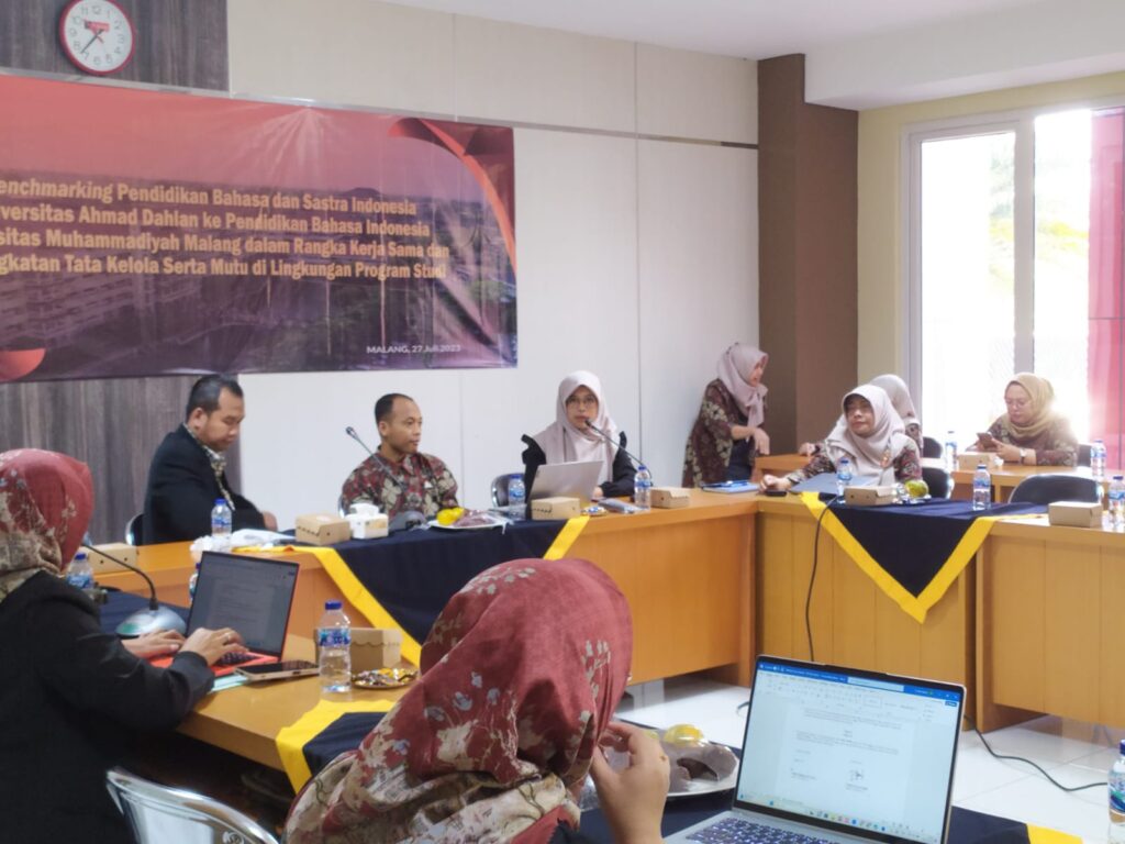 Menerima Kunjungan PBSI UAD, Prodi PBI UMM Adakan Diskusi Tentang Sistem Penjaminan Mutu untuk Menjaga Kualitas Prodi, SDM, dan Mahasiswa