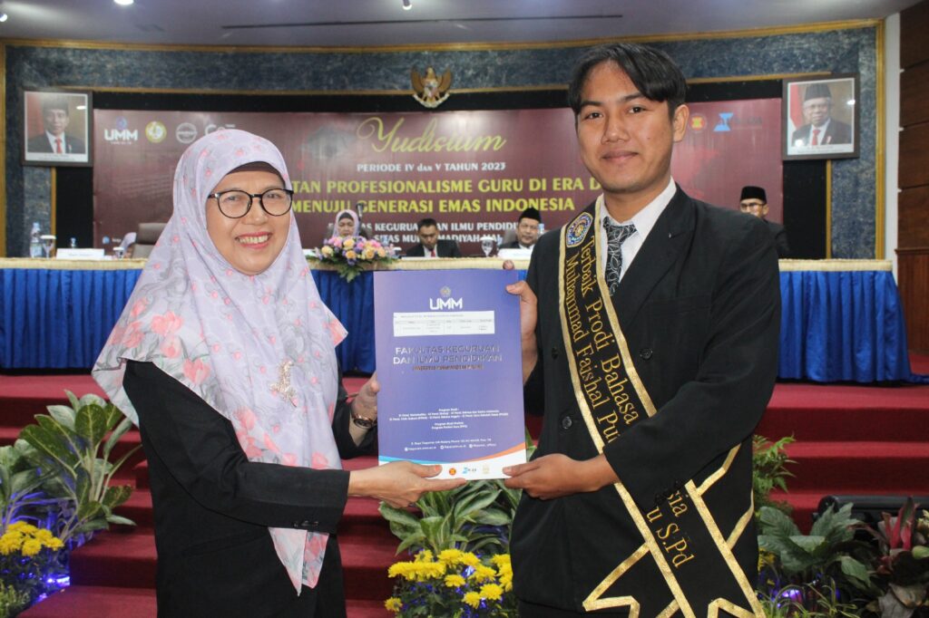 Muhammad Fishal Putra Abda’u, Mahasiswa Lulusan Terbaik Prodi PBI UMM pada Yudisium Periode IV Tahun 2023