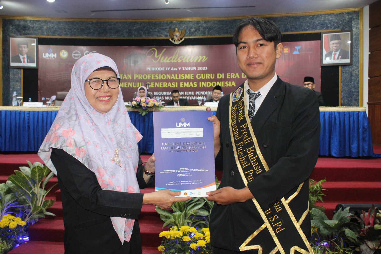 Muhammad Fishal Putra Abda’u, Mahasiswa Lulusan Terbaik Prodi PBI UMM pada Yudisium Periode IV Tahun 2023