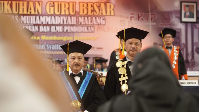 Pengukuhan Dosen Prodi PBI FKIP, Prof. Dr. Joko Widodo, M.Pd sebagai Guru Besar Universitas Muhammadiyah Malang
