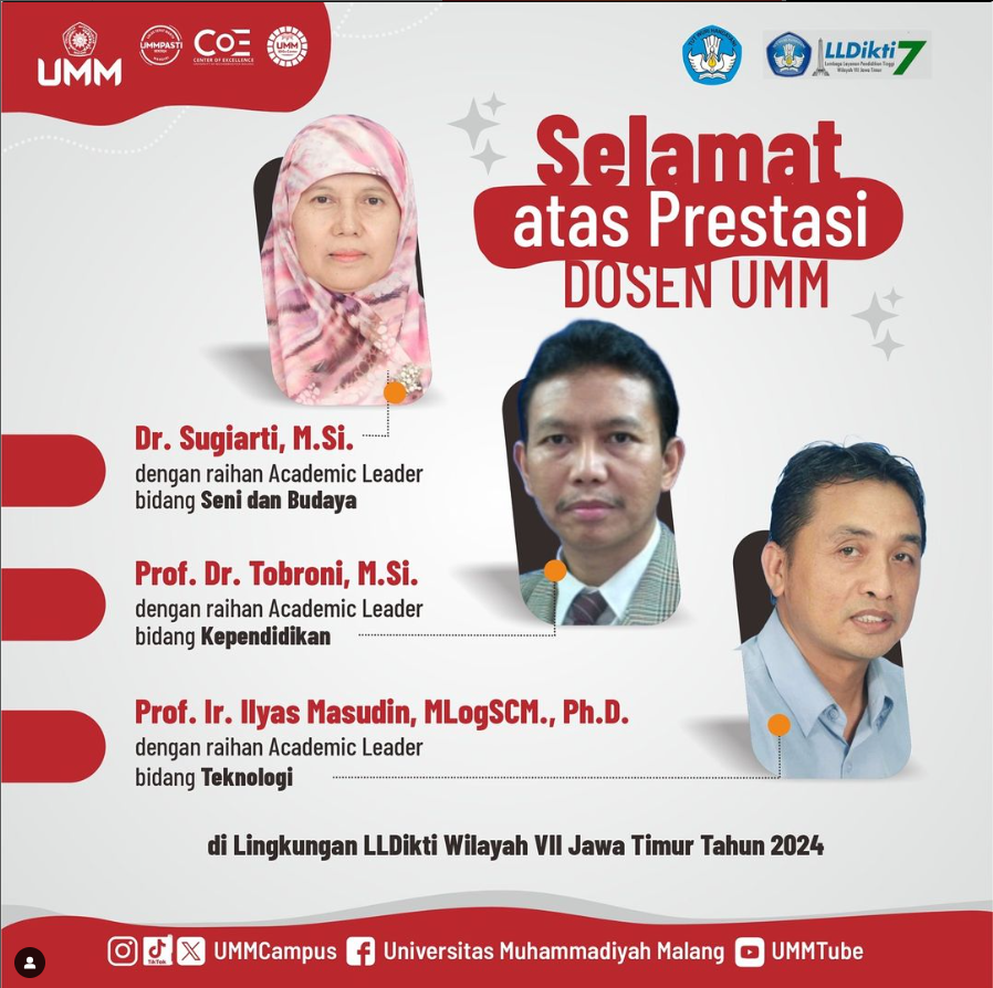 Selamat kepada Dosen Pendidikan Bahasa Indonesia yang Sukses Sebagai Academic Leader Bidang Seni dan Budaya