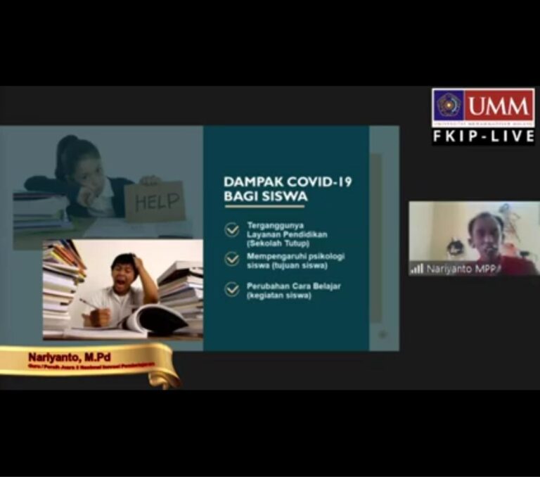 Webinar, Kokohkan Kekreatifan dan Keinovatifan Guru di Masa Pandemi